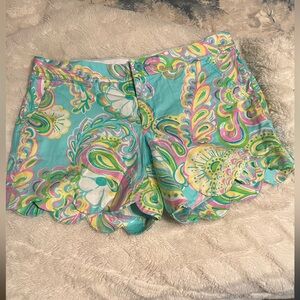 Lilly Pulitzer Buttercup Shorts :Size4 :Shorely Blue :Double Trouble :NWOT: